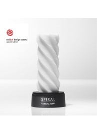 Белый 3D мастурбатор SPIRAL - Tenga - в Астрахани купить с доставкой