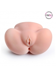Реалистичный мастурбатор с двумя функциональными отверстиями - Erowoman-Eroman - в Астрахани купить с доставкой