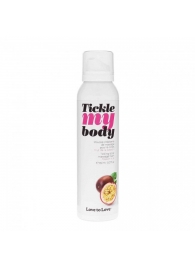 Массажная хрустящая пенка Tickle my body с ароматом маракуйи - 150 мл. - Love to Love - купить с доставкой в Астрахани