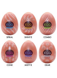 Набор из 6 мастурбаторов-яиц Tenga Egg Variety Pack V - Tenga - в Астрахани купить с доставкой
