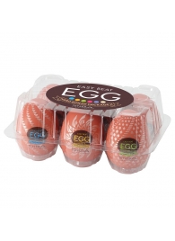 Набор из 6 мастурбаторов-яиц Tenga Egg Variety Pack V - Tenga - в Астрахани купить с доставкой