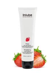 Лубрикант на водной основе Nuei Inlube с алоэ вера и ароматом клубники - 100 мл. - Nuei cosmetics - купить с доставкой в Астрахани