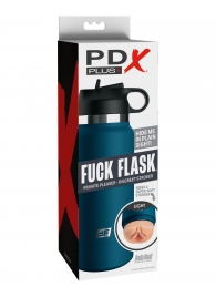 Мастурбатор-вагина в синей колбе F*ck Flask - Pipedream - в Астрахани купить с доставкой