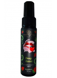 Спрей для горла Deep Throat с десенсибилизирующим эффектом и вкусом клубники - 50 мл. - БиоМед - купить с доставкой в Астрахани