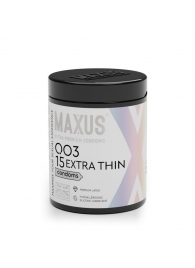 Экстремально тонкие презервативы MAXUS 003 Extra Thin - 15 шт. - Maxus - купить с доставкой в Астрахани