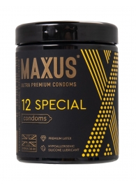 Презервативы с точками и рёбрами MAXUS Special - 12 шт. - Maxus - купить с доставкой в Астрахани