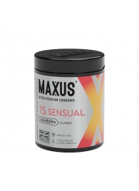 Анатомические презервативы MAXUS Sensual - 15 шт. - Maxus - купить с доставкой в Астрахани
