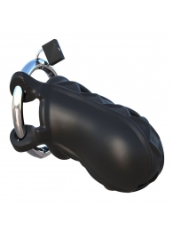 Черный замок верности Extreme Silicone Cock Blocker - Pipedream - купить с доставкой в Астрахани