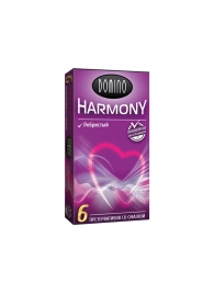 Презервативы с рёбрышками Domino Harmony - 6 шт. - Domino - купить с доставкой в Астрахани