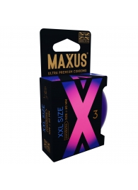 Презервативы Maxus XXL увеличенного размера - 3 шт. - Maxus - купить с доставкой в Астрахани