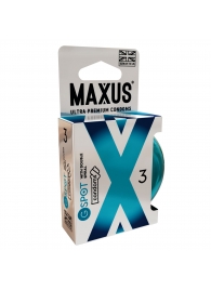 Презервативы Maxus G spot с двойной спиралью - 3 шт. - Maxus - купить с доставкой в Астрахани