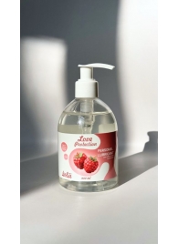 Лубрикант на водной основе Love Protection Raspberry с ароматом малины - 300 мл. - Lola Games - купить с доставкой в Астрахани