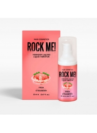 Жидкий вибратор Nuei Rock Me! с ароматом клубники - 20 мл. - Nuei cosmetics - купить с доставкой в Астрахани