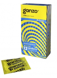 Классические презервативы с обильной смазкой Ganzo Classic - 12 шт. - Ganzo - купить с доставкой в Астрахани