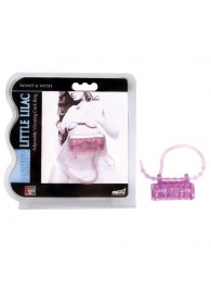 Эрекционное кольцо с вибратором LITTLE LILAC - Dream Toys - в Астрахани купить с доставкой