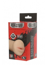 Нежный мастурбатор-ротик REALSTUFF 5INCH MASTURBATOR BJ - Dream Toys - в Астрахани купить с доставкой