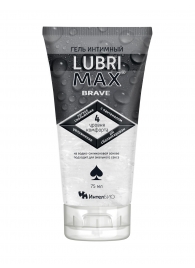 Водно-силиконовый интимный гель-смазка Lubrimax Brave - 75 мл. - ИнтелБИО - купить с доставкой в Астрахани