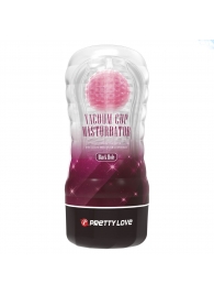 Прозрачный текстурированный мастурбатор Vacuum Cup Masturbator Black Hole - Baile - в Астрахани купить с доставкой