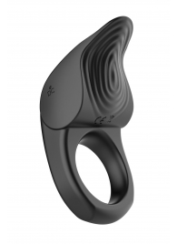 Черное эрекционное виброкольцо Vibro Lust Ring - MALESATION - в Астрахани купить с доставкой