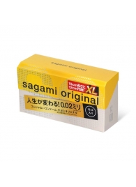 Презервативы увеличенного размера Sagami Original 0.02 XL-size - 12 шт. - Sagami - купить с доставкой в Астрахани