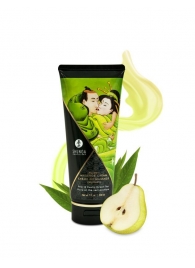 Массажный крем для тела с ароматом груши и зелёного чая Pear   Exotic Green Tea - 200 мл. - Shunga - купить с доставкой в Астрахани