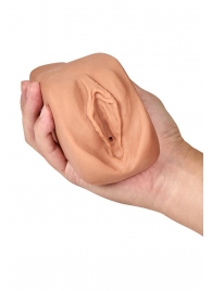 Маструбатор-вагина с вибрацией Soft   Wet Renata Realistic Tan Masturbator - Blush Novelties - в Астрахани купить с доставкой