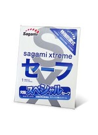 Презерватив Sagami Xtreme Ultrasafe с двойным количеством смазки - 1 шт. - Sagami - купить с доставкой в Астрахани