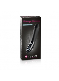 Вибратор с электростимуляцией Tickling Truman Black Edition - 27 см. - MyStim - купить с доставкой в Астрахани