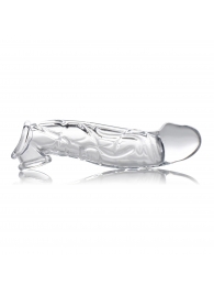 Прозрачная насадка для увеличения члена 2 Inch Clear Extender Sleeve - XR Brands - в Астрахани купить с доставкой
