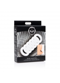 Комплект из 6 прозрачных эрекционных колец Ring Master Custom Ball Stretcher Kit - XR Brands - в Астрахани купить с доставкой