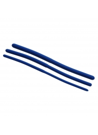 Набор из 3 синих силиконовых уретральных расширителей Invasion Silicone Urethral Sound Trainer Set - XR Brands - купить с доставкой в Астрахани