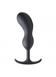 Черный массажер простаты с утяжелителями Premium Silicone Weighted Prostate Plug XL - 20,8 см. - XR Brands - в Астрахани купить с доставкой
