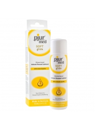 Силиконовый лубрикант с жожоба pjur MED Soft glide - 100 мл. - Pjur - купить с доставкой в Астрахани