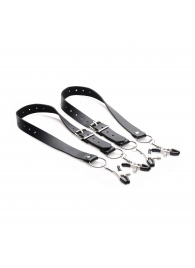 Ремни с зажимами для половых губ Spread Labia Spreader Straps with Clamps - XR Brands - купить с доставкой в Астрахани