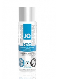 Охлаждающий лубрикант на водной основе JO Personal Lubricant H2O COOLING - 60 мл. - System JO - купить с доставкой в Астрахани