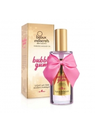 Разогревающее массажное масло Light My Fire Bubble Gum с ароматом бабл-гам - 100 мл. - Bijoux Indiscrets - купить с доставкой в Астрахани