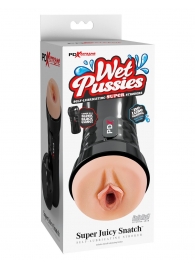 Мастурбатор-вагина в колбе Super Juicy Snatch - Pipedream - в Астрахани купить с доставкой