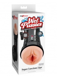 Мастурбатор-вагина в колбе Super Luscious Lips - Pipedream - в Астрахани купить с доставкой
