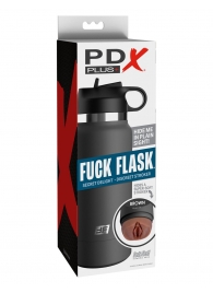 Смуглый мастурбатор-вагина в корпусе-бутылке F*ck Flask - Pipedream - в Астрахани купить с доставкой