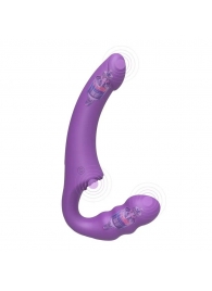 Фиолетовый безремневой страпон Straples Strap-On Dildo - Erokay - купить с доставкой в Астрахани
