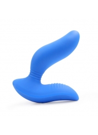 Синий вибромассажер простаты 3,5’’ Curve P-spot Massager - 12 см. - Erokay - в Астрахани купить с доставкой