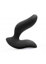 Черный вибромассажер простаты 3,5’’ Curve P-spot Massager - 12 см. - Erokay - в Астрахани купить с доставкой