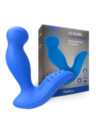 Синий вибромассажер простаты 3,5’’ P-spot Massager - 12,5 см. - Erokay - в Астрахани купить с доставкой