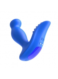 Синий вибромассажер простаты 3,5’’ Remote Control P-spot Massager - 12,5 см. - Erokay - в Астрахани купить с доставкой