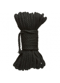 Черная верёвка для связывания и фиксации Bind Tie - 15,24 м. - Doc Johnson - купить с доставкой в Астрахани