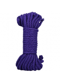 Фиолетовая верёвка для связывания и фиксации Bind Tie - 9,14 м. - Doc Johnson - купить с доставкой в Астрахани