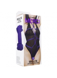 Фиолетовая верёвка для связывания и фиксации Bind Tie - 15,24 м. - Doc Johnson - купить с доставкой в Астрахани