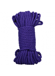 Фиолетовая верёвка для связывания и фиксации Bind Tie - 15,24 м. - Doc Johnson - купить с доставкой в Астрахани