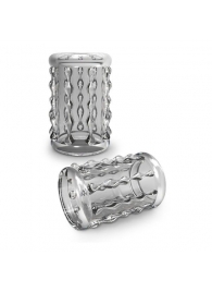 Прозрачная насадка с бороздками STAY HARD COCK SLEEVE 04 CLEAR - Blush Novelties - в Астрахани купить с доставкой