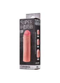 Фаллоудлинитель SUPER HERO Casanova - 18 см. - Lola Games - в Астрахани купить с доставкой
